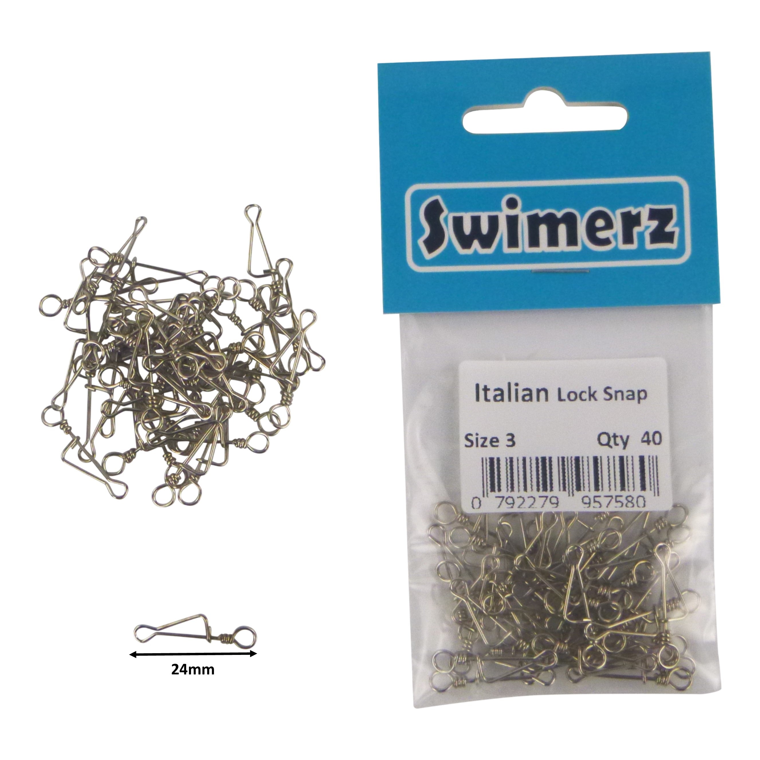 Swimerz Italian Snap, Closed Eye, size 3, 40 pack view 2
