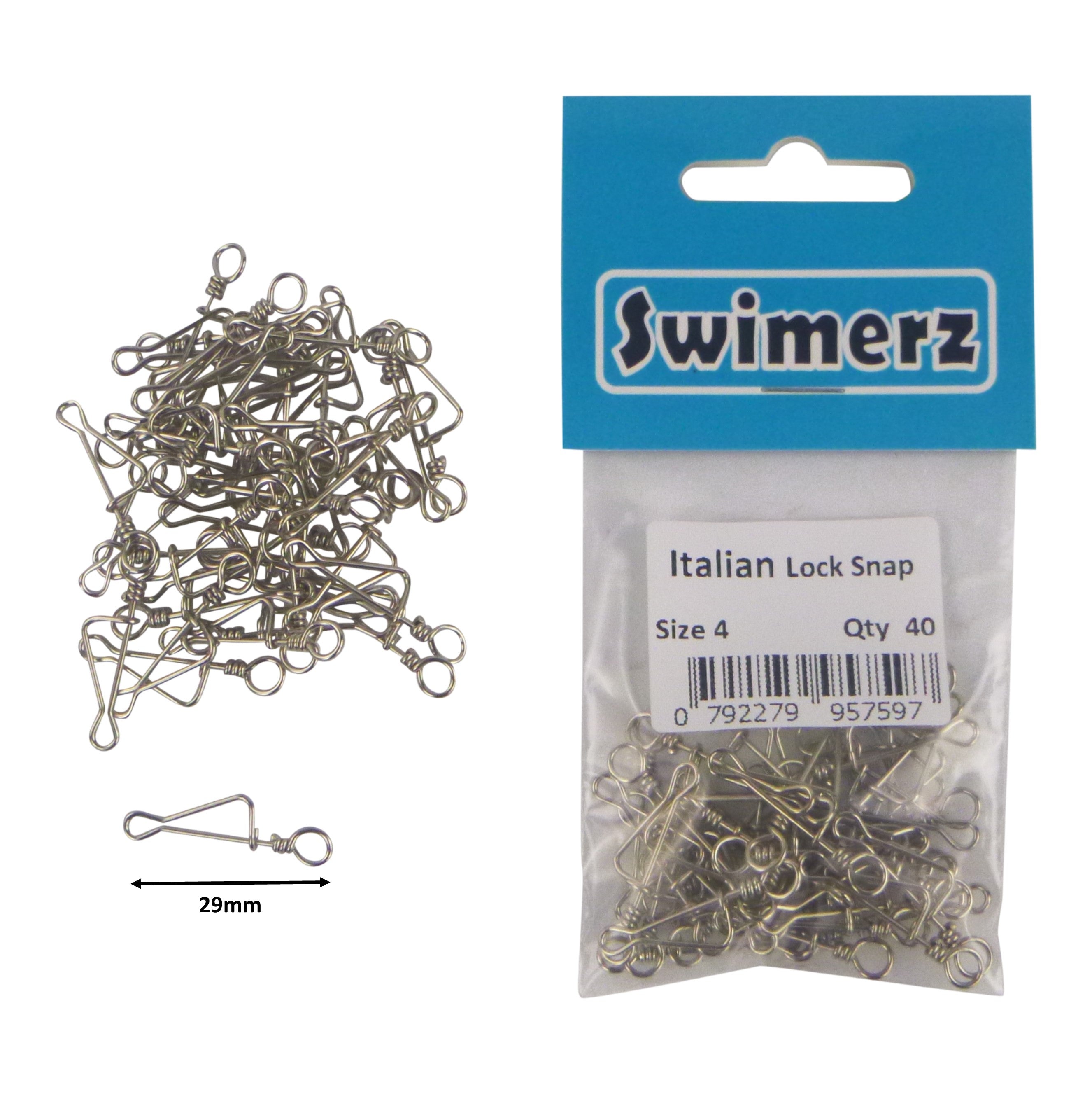 Swimerz Italian Snap, Closed Eye, size 4, 40 pack view 2