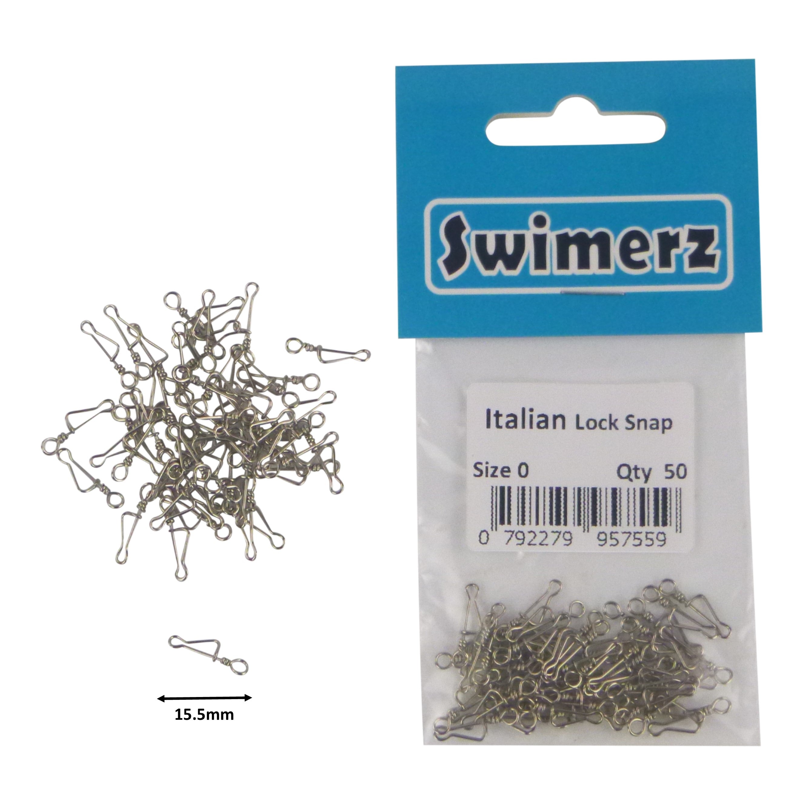 Swimerz Italian Snap, Closed Eye, size 0, 50 pack view 2