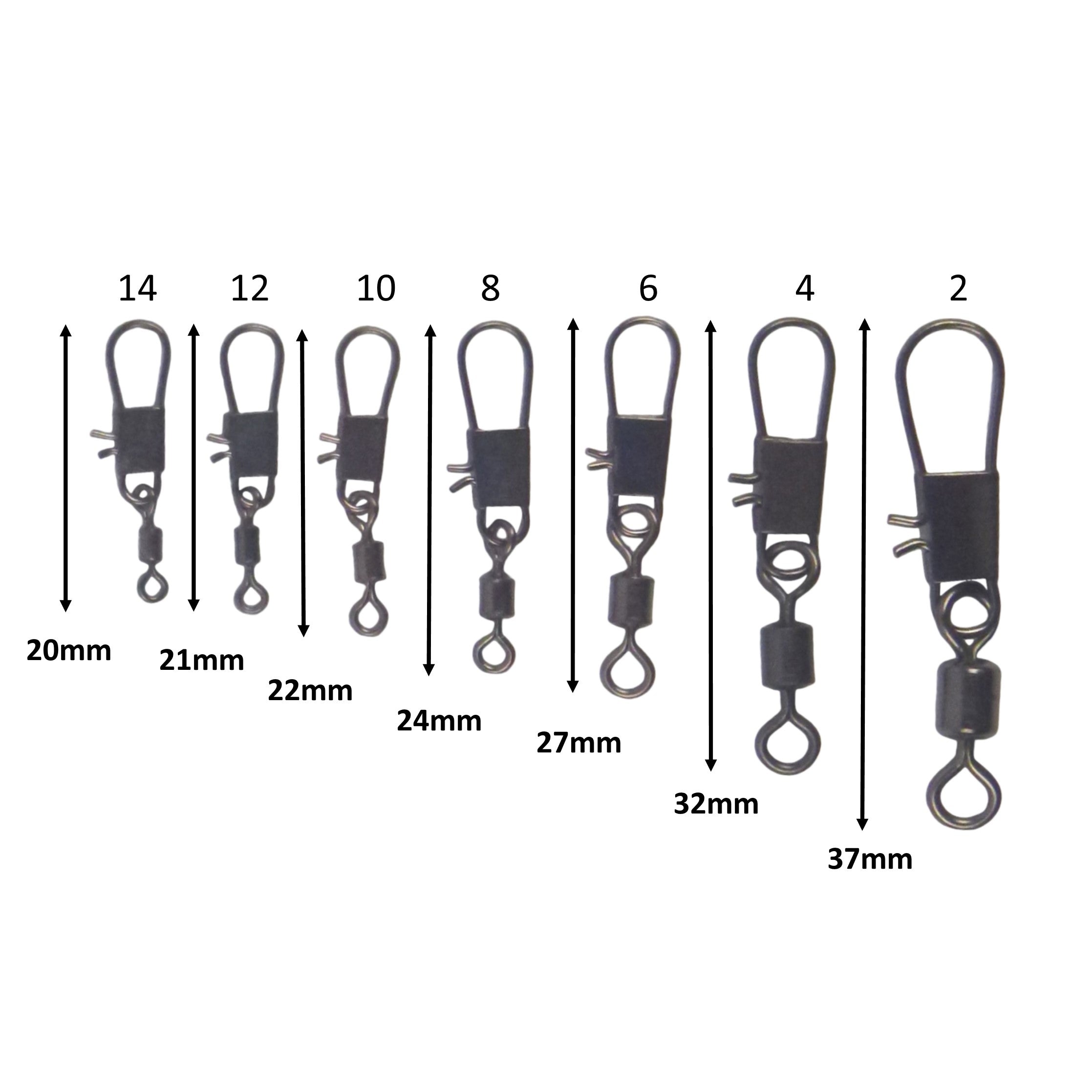 Swimerz Rolling Swivel w Interlock Snap, Size 2, 35 pack view 2