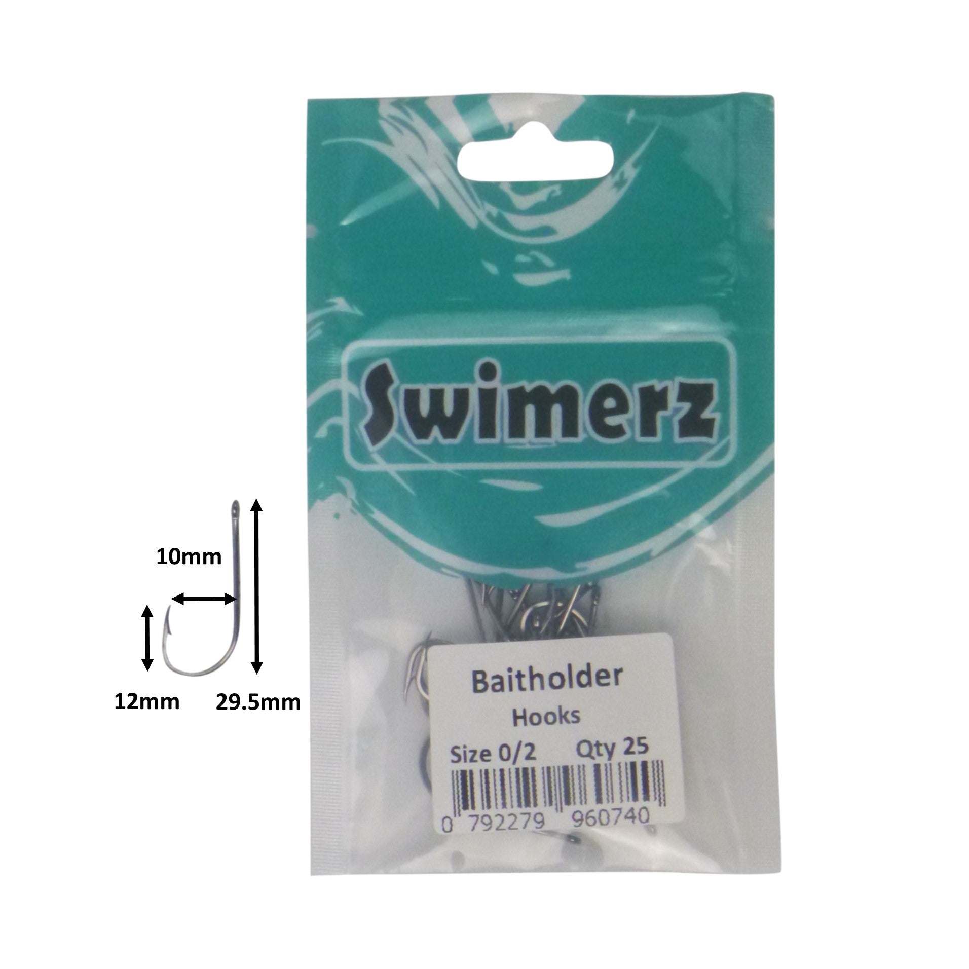 Swimerz 0/2 Baitholder Hook, Qty 25 view 3
