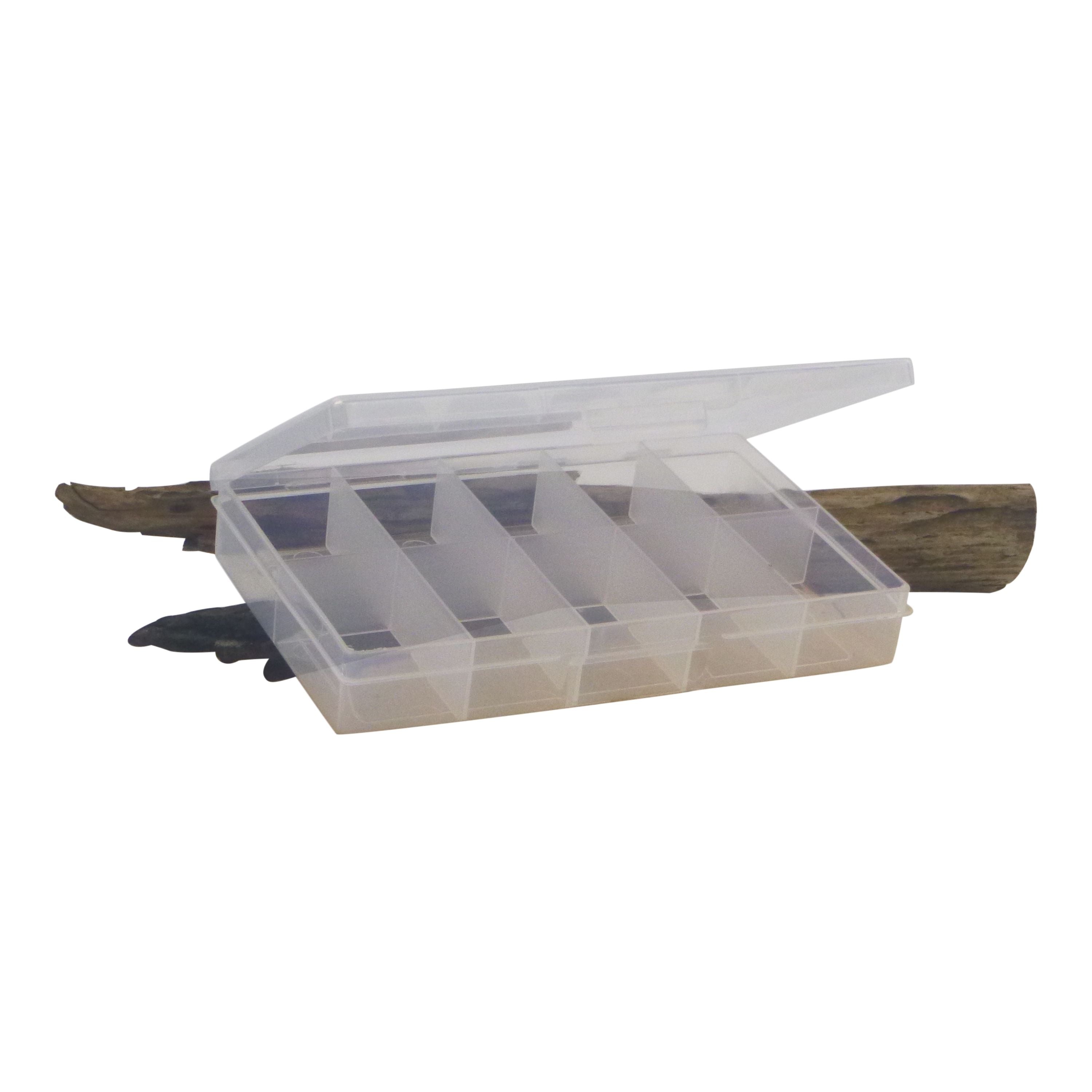 Rig Ezy 10 Compartment Tackle Box. 190mmL x 120mmW x 30mmD. view 2