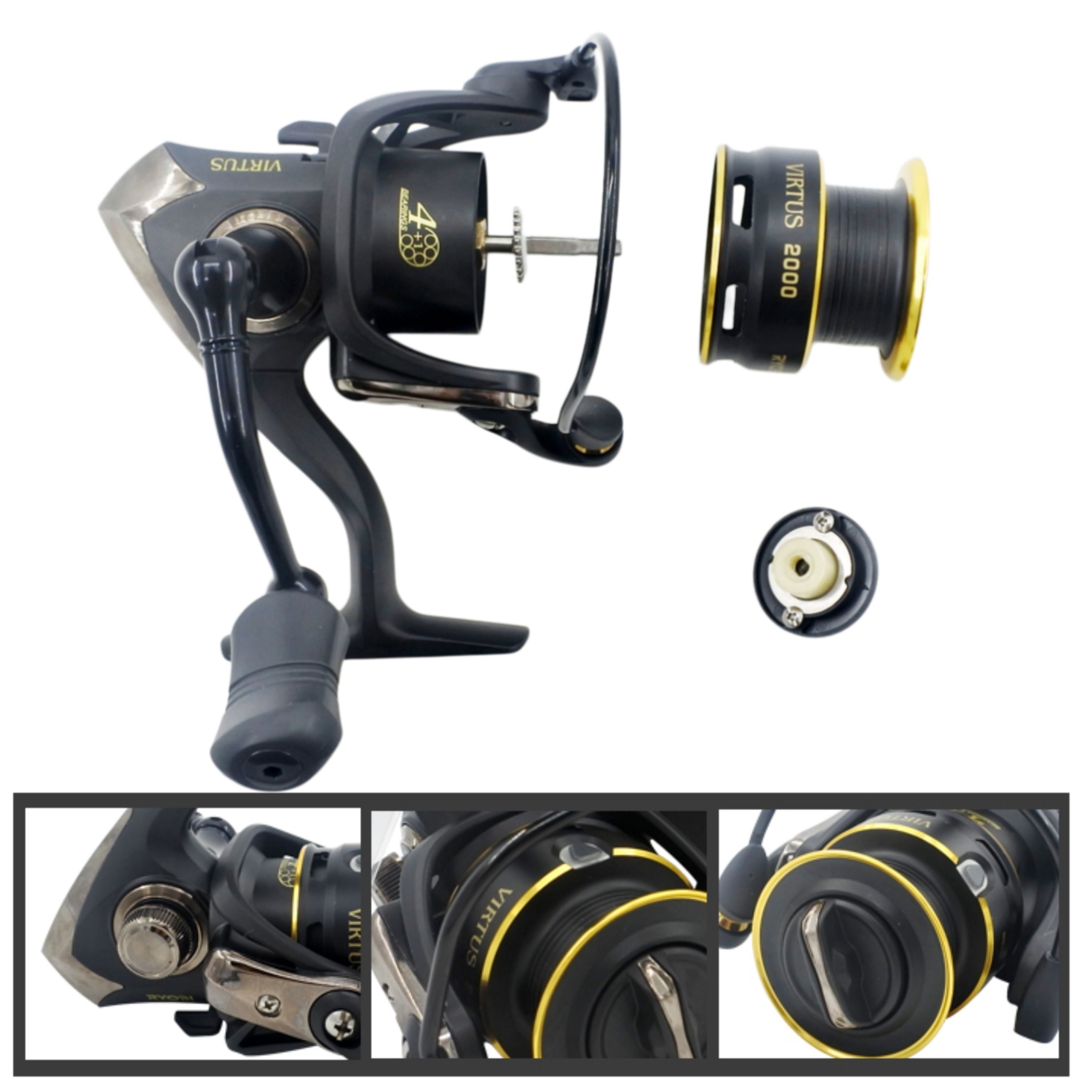 Ryobi Virtus 1000 Spinning Reel, 5:1:1 Gear Ratio 4+1BB view 3
