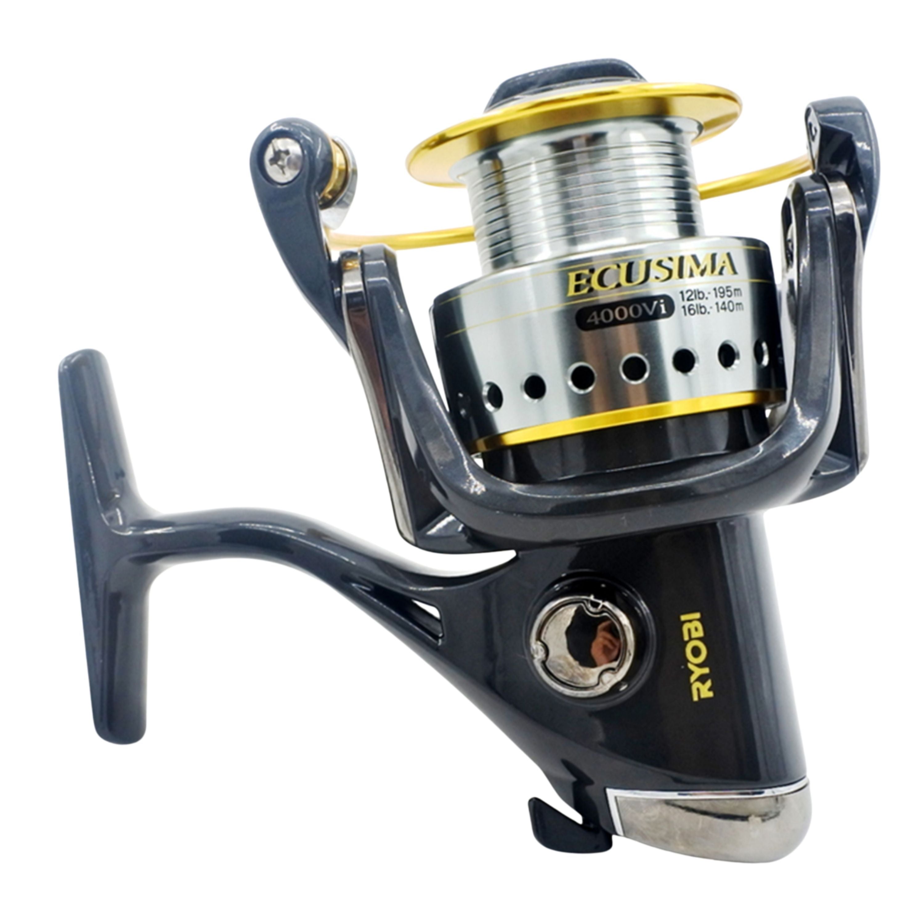 Ryobi Ecusima 1000 Spinning Reel, 5:1:1 Fast Retrieve 4+1 BB view 2