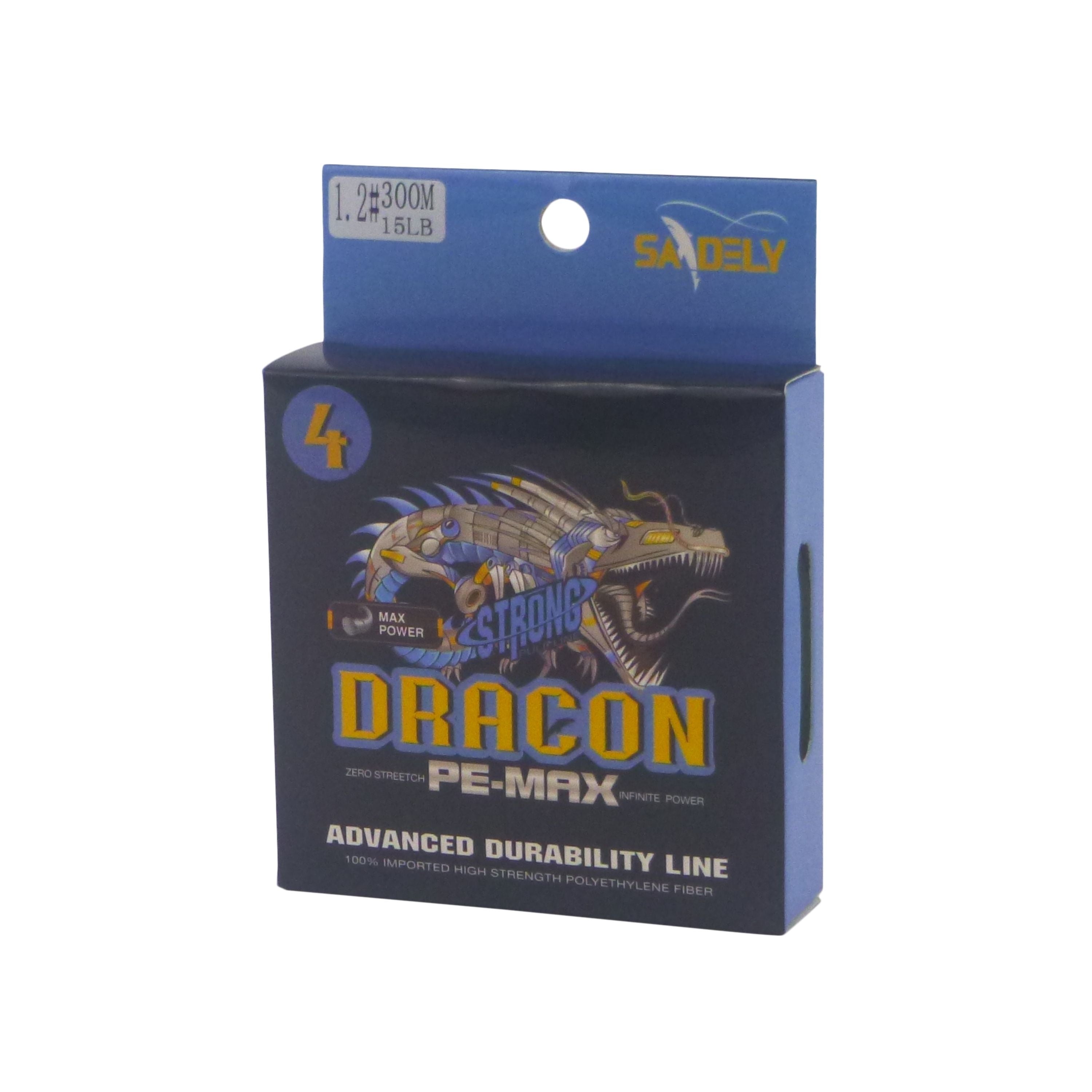 Samdely Dracon X4 Braid, Dark Green, #0.8, 10lb, 300Mtr view 2