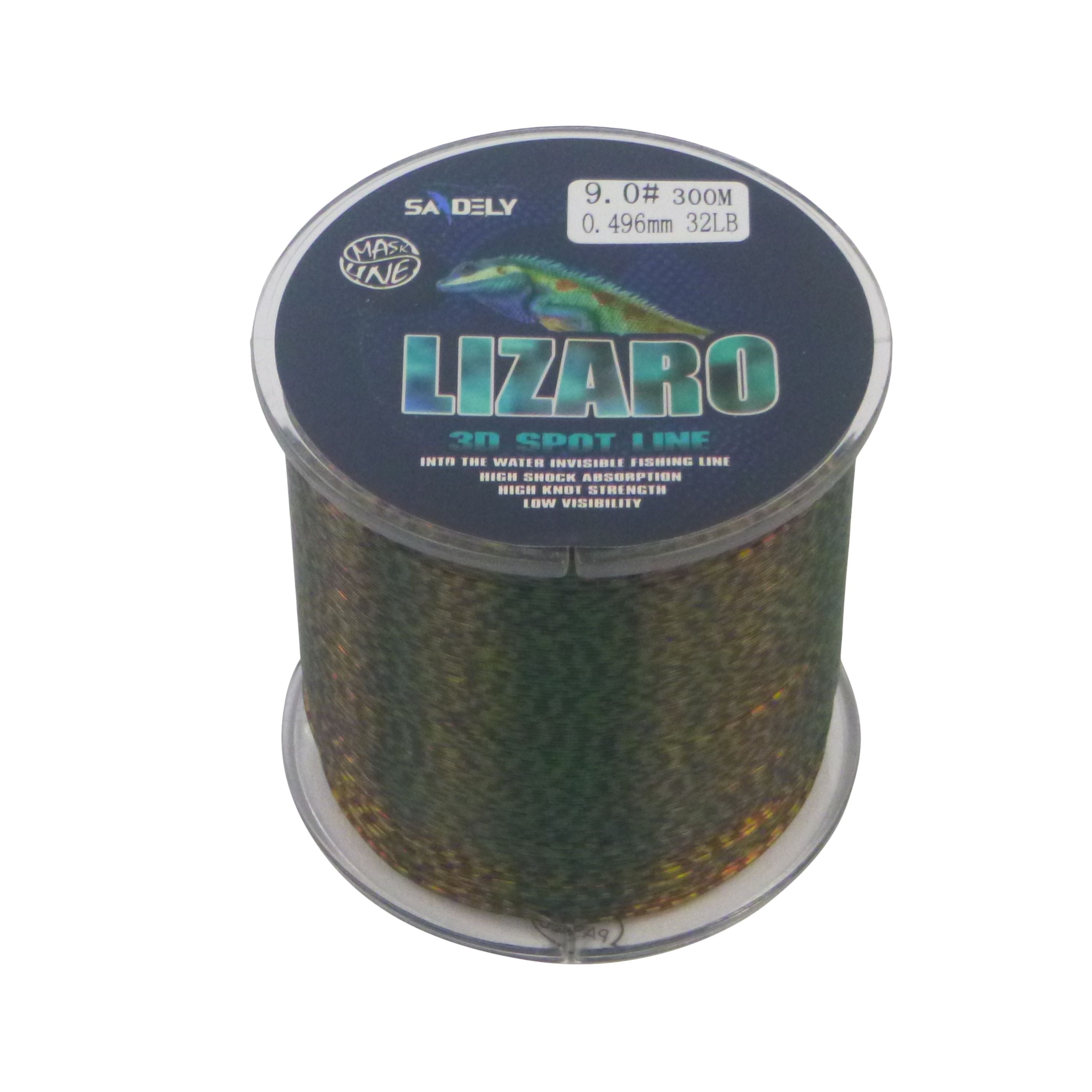 Samdely Lizaro Mono, Camo Green, #1.0, 4lb, 300Mtr view 2