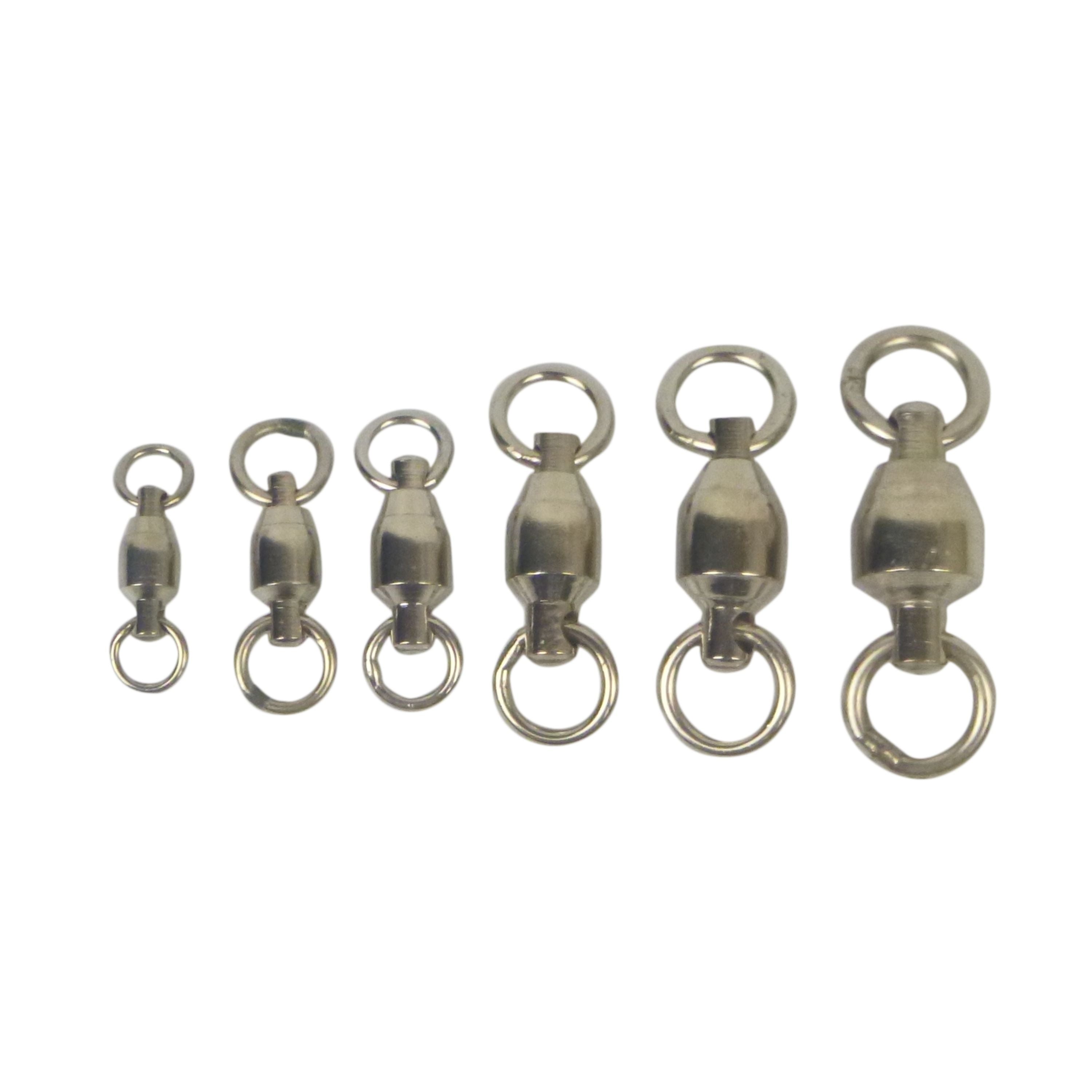 Swimerz Heavy Duty Ball Bearing Swivels, Size 5, 15 pack