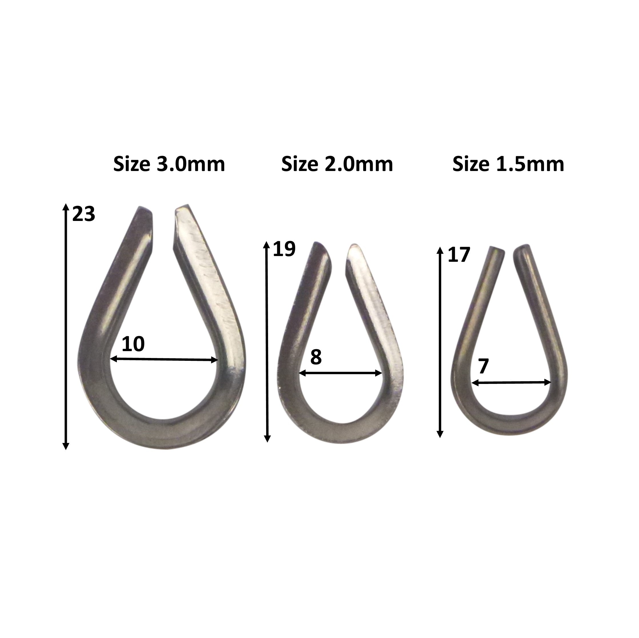 Swimerz Rigging Thimbles, 1.5mm, Qty 25 view 3