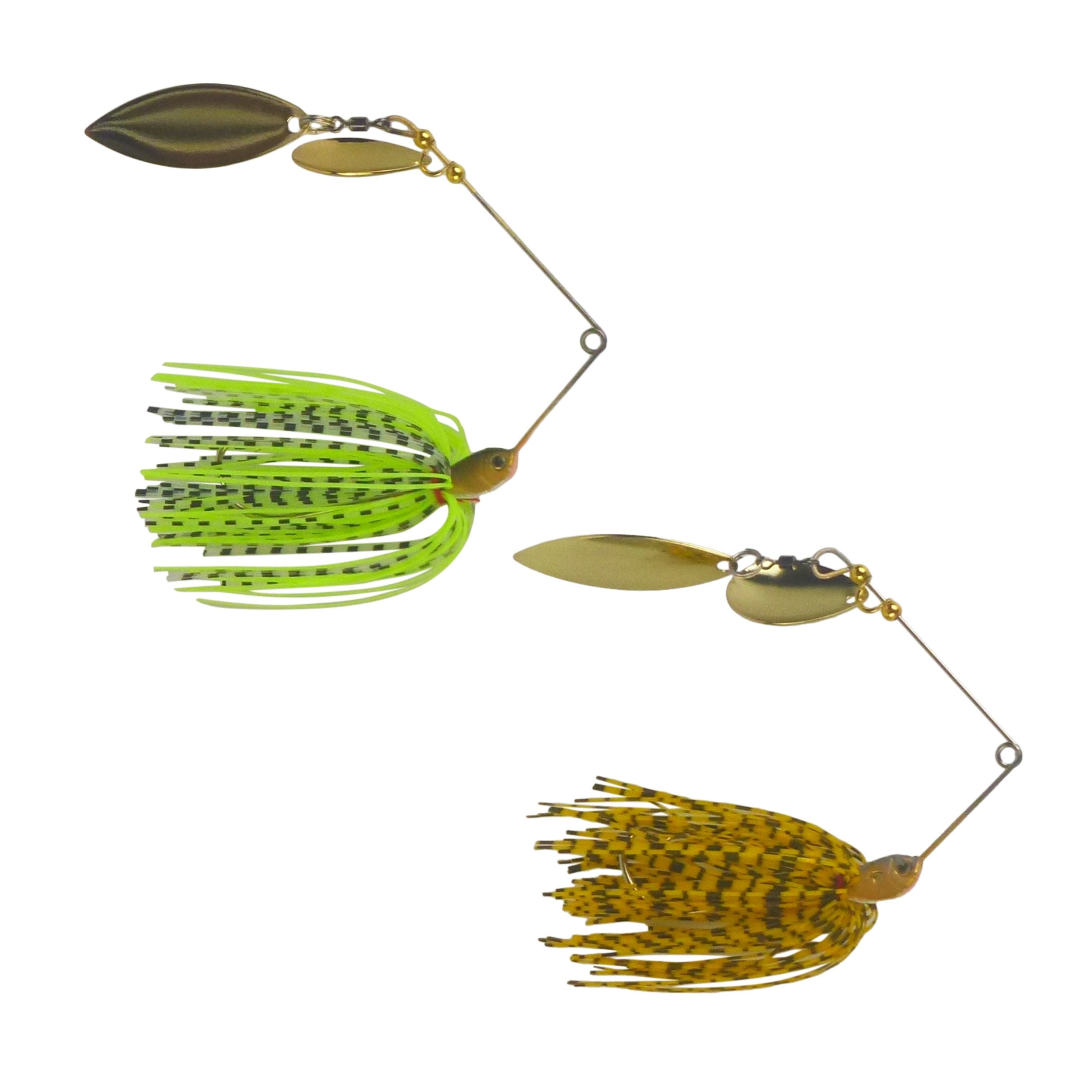 Dekoi 15gm LS18 Closed Eye Spinnerbait, Orange Stripey, Qty 2 view 2