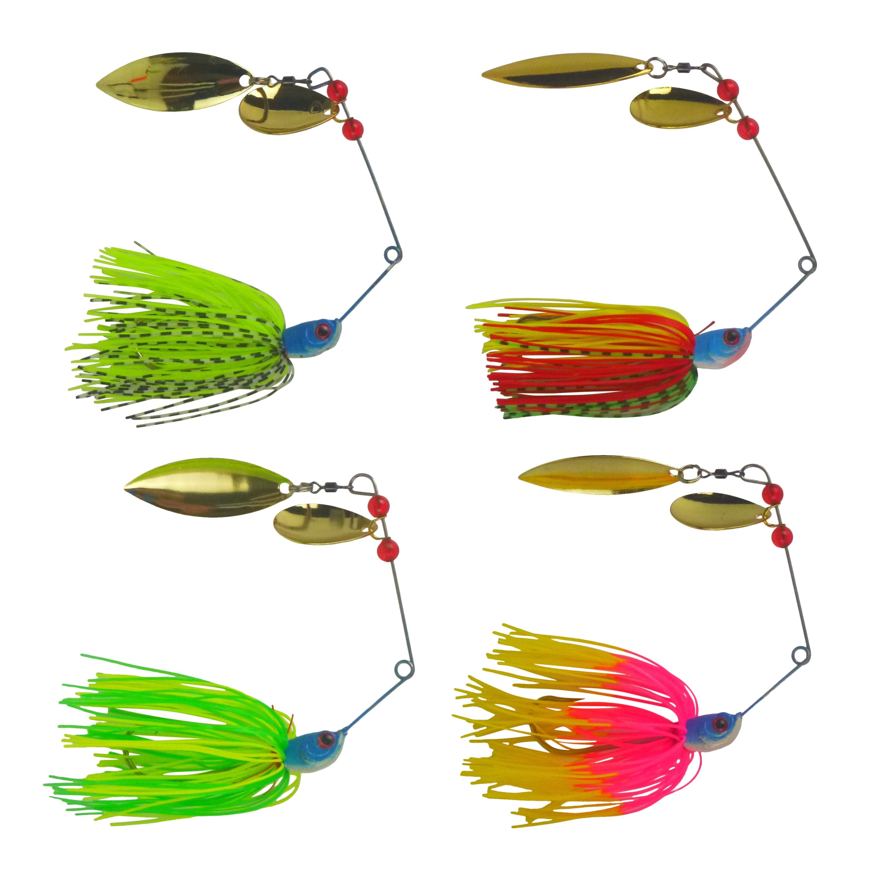 Dekoi 18gm LS20 Closed Eye Spinnerbait, Bright Flush, Qty 2 view 2