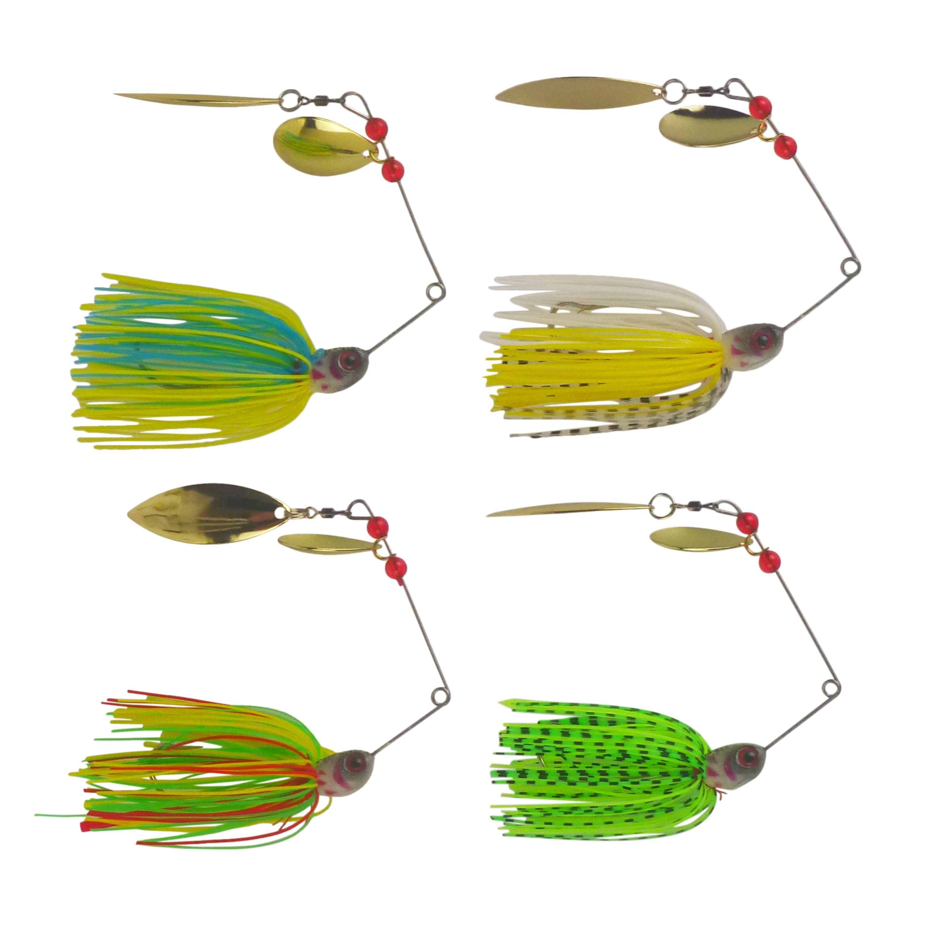 Dekoi 20gm LS22 Closed Eye Spinnerbait, Fluro Green, Qty 2 view 2