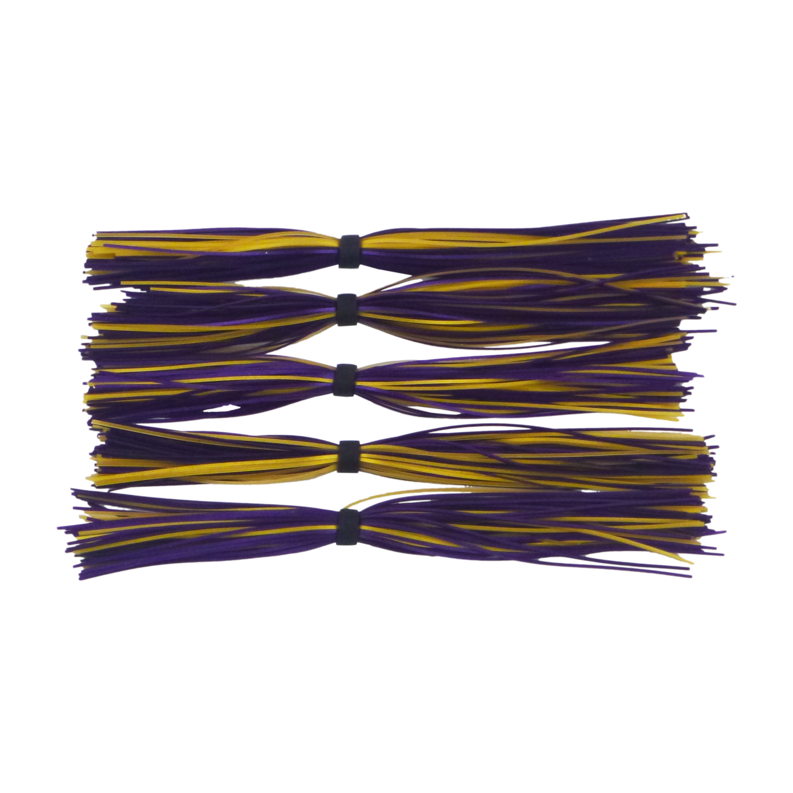 Dekoi Chatterbait Lure Skirts, Purple Gold