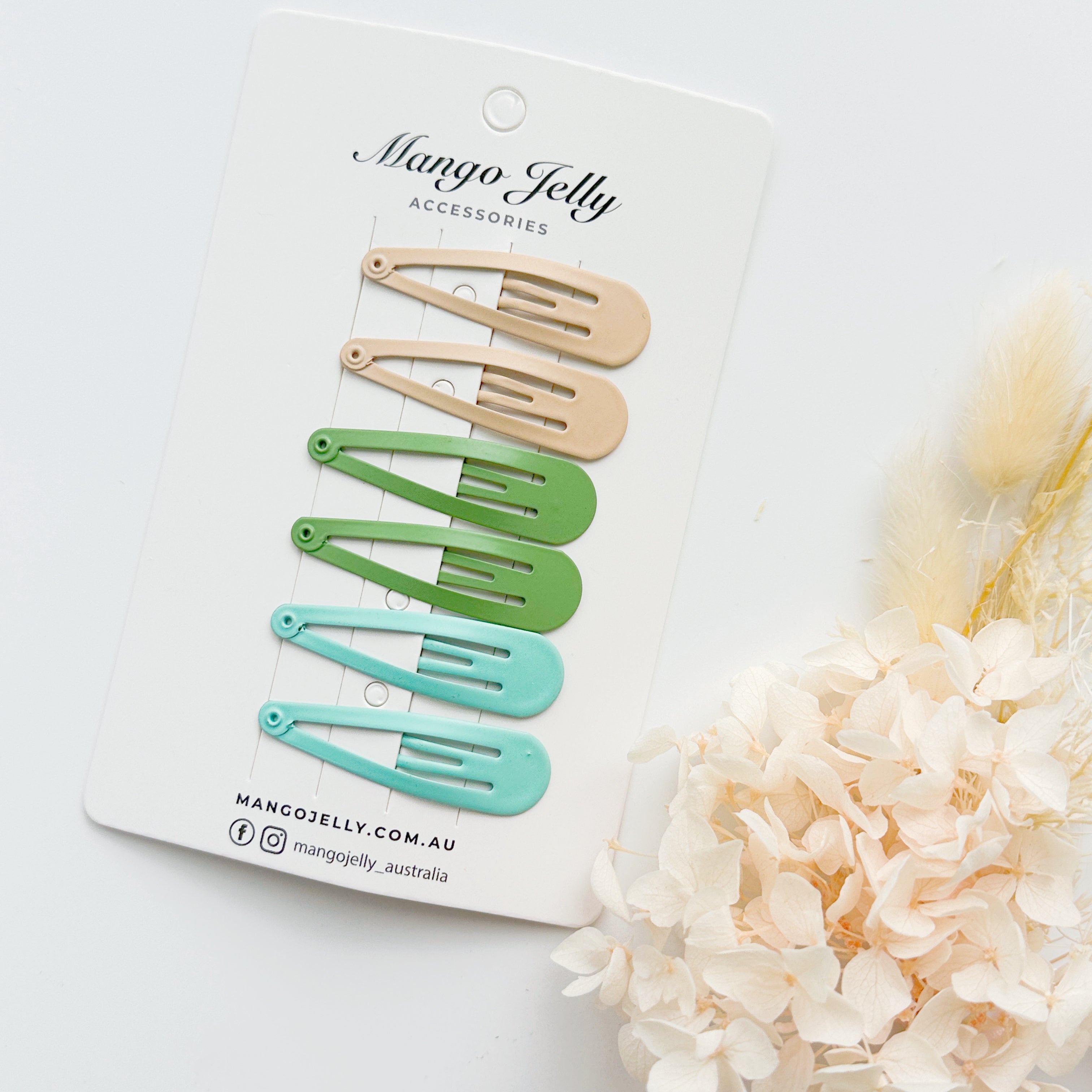 Essential Snap Hair clips - Fresh - 6 Pieces view 3