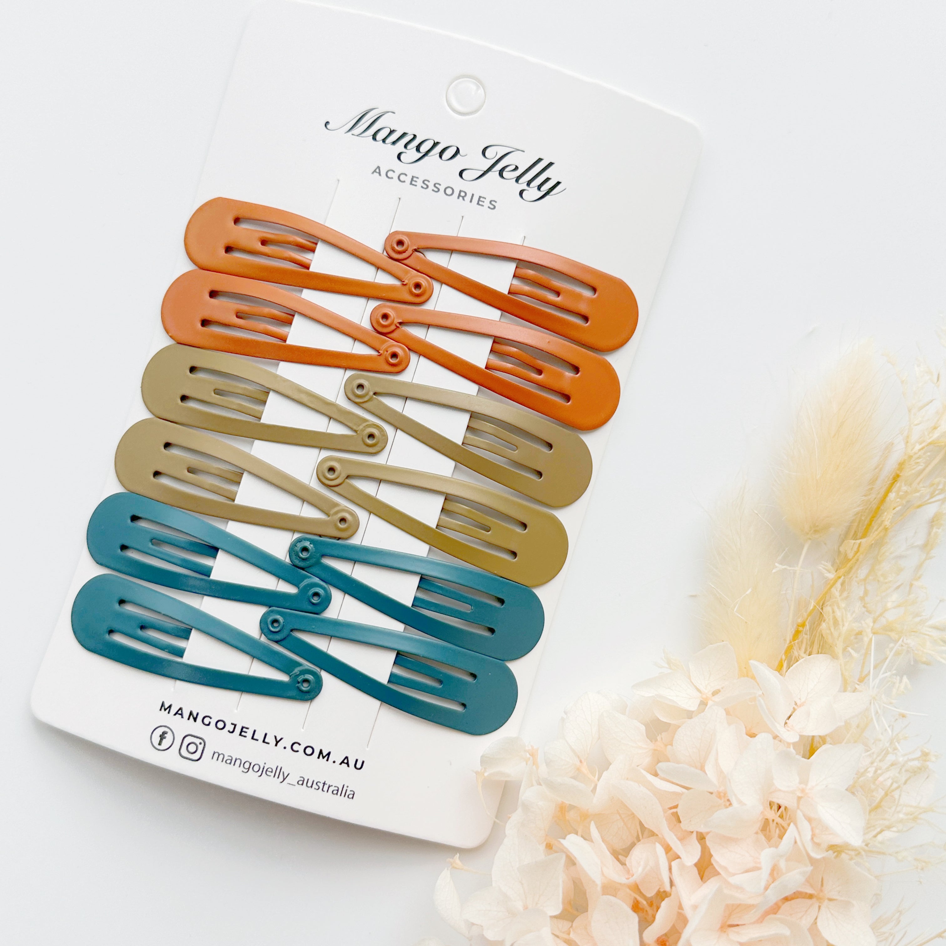 Essential Snap Hair clips - Natural - 6 Pieces view 2
