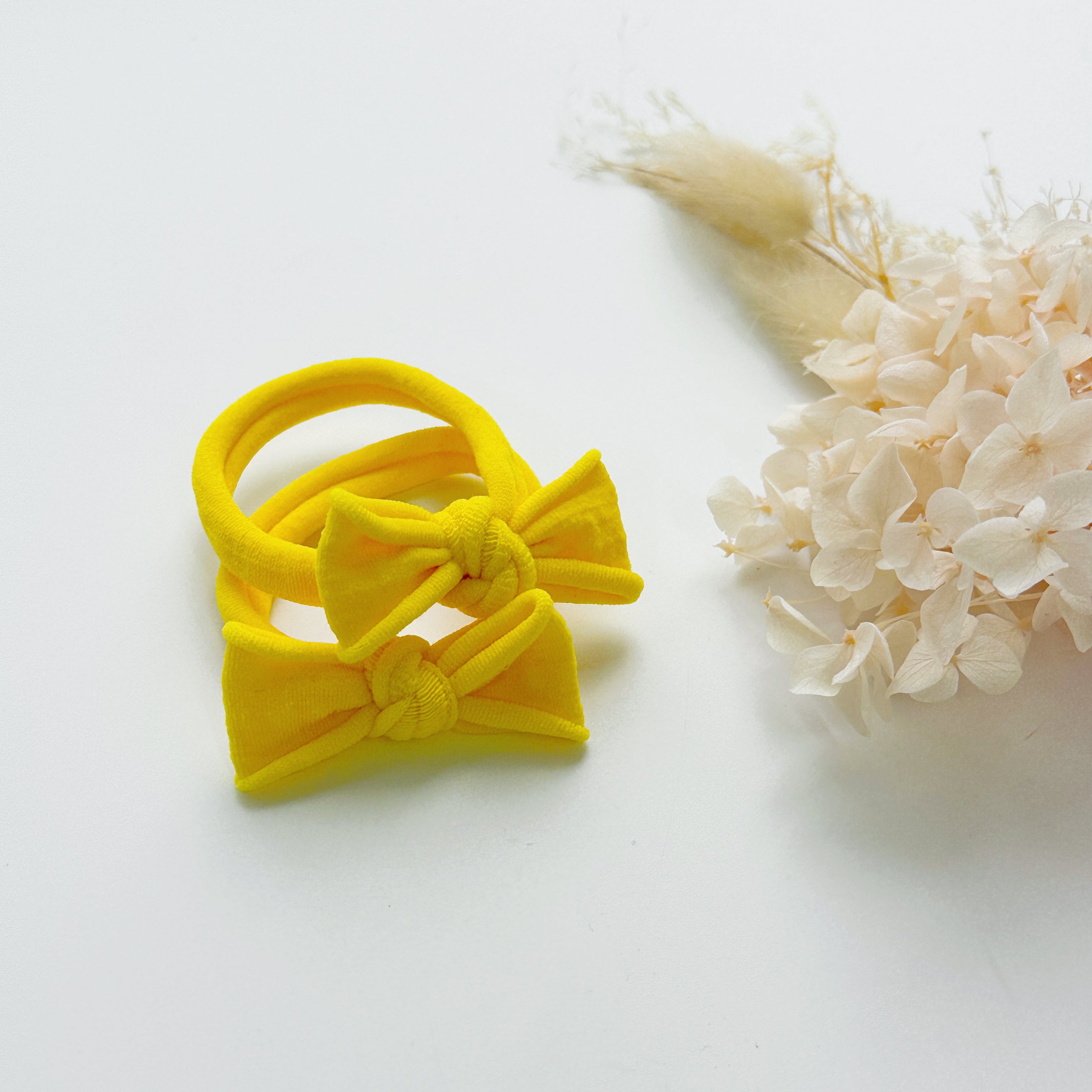 Handmade Simple Bows - School colours - Navy - 1 pairs view 2