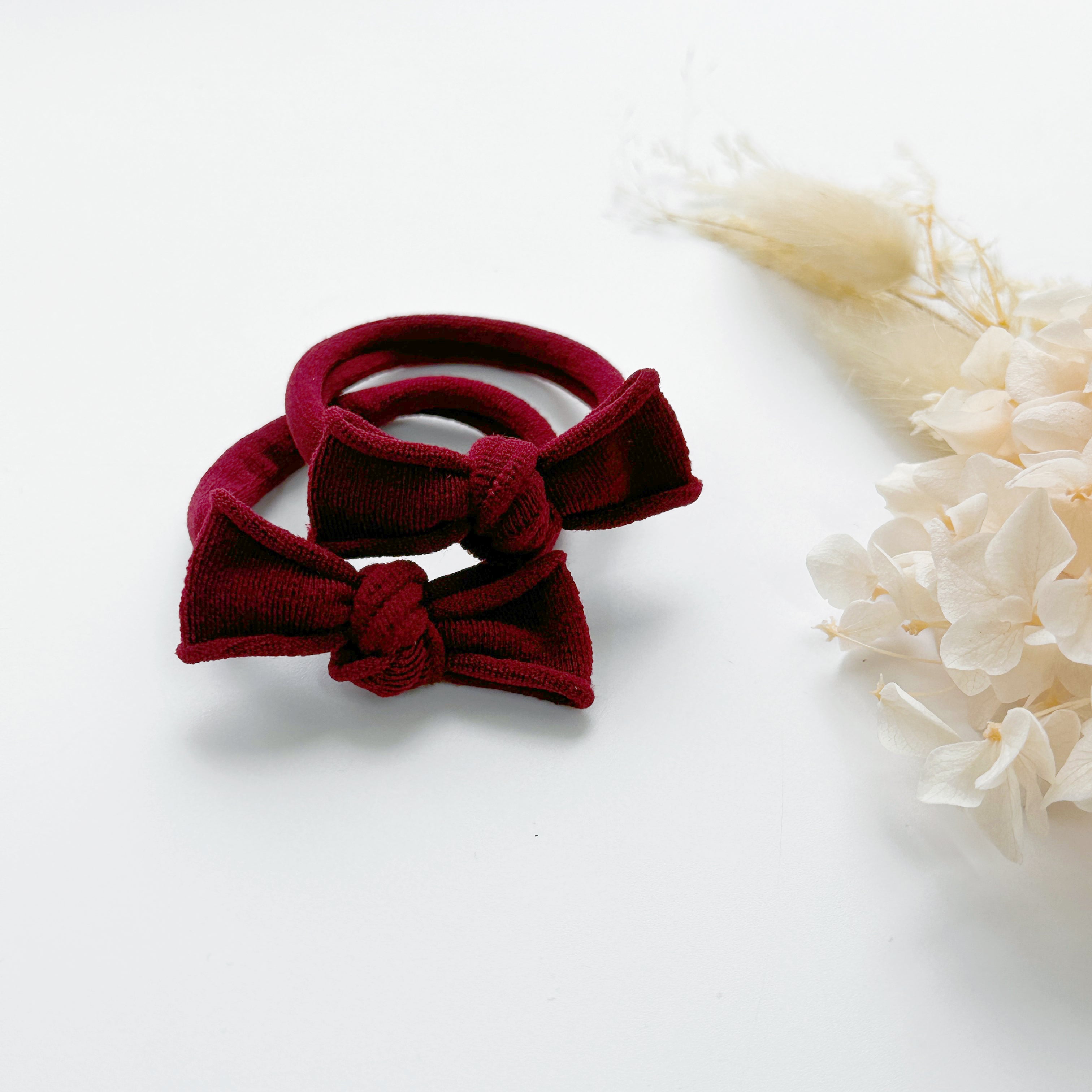Handmade Simple Bows - School colours - Yellow - 1 pairs view 14