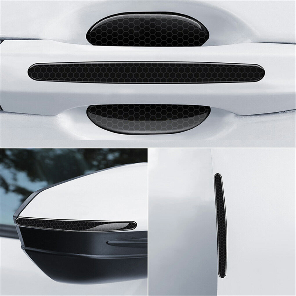FIN 8PCS Universal Car Door Handle Cup Protector Anti-Scratches Cover Guard Film view 5