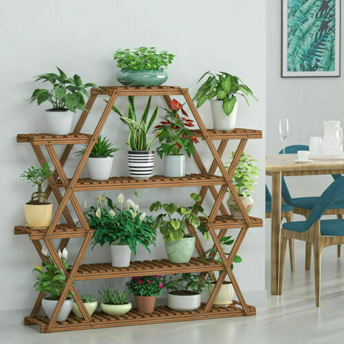 Multilayer Corner Garden Plant Stand Elegant and Practical Display Solution view 5