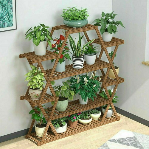 Multilayer Corner Garden Plant Stand Elegant and Practical Display Solution view 6
