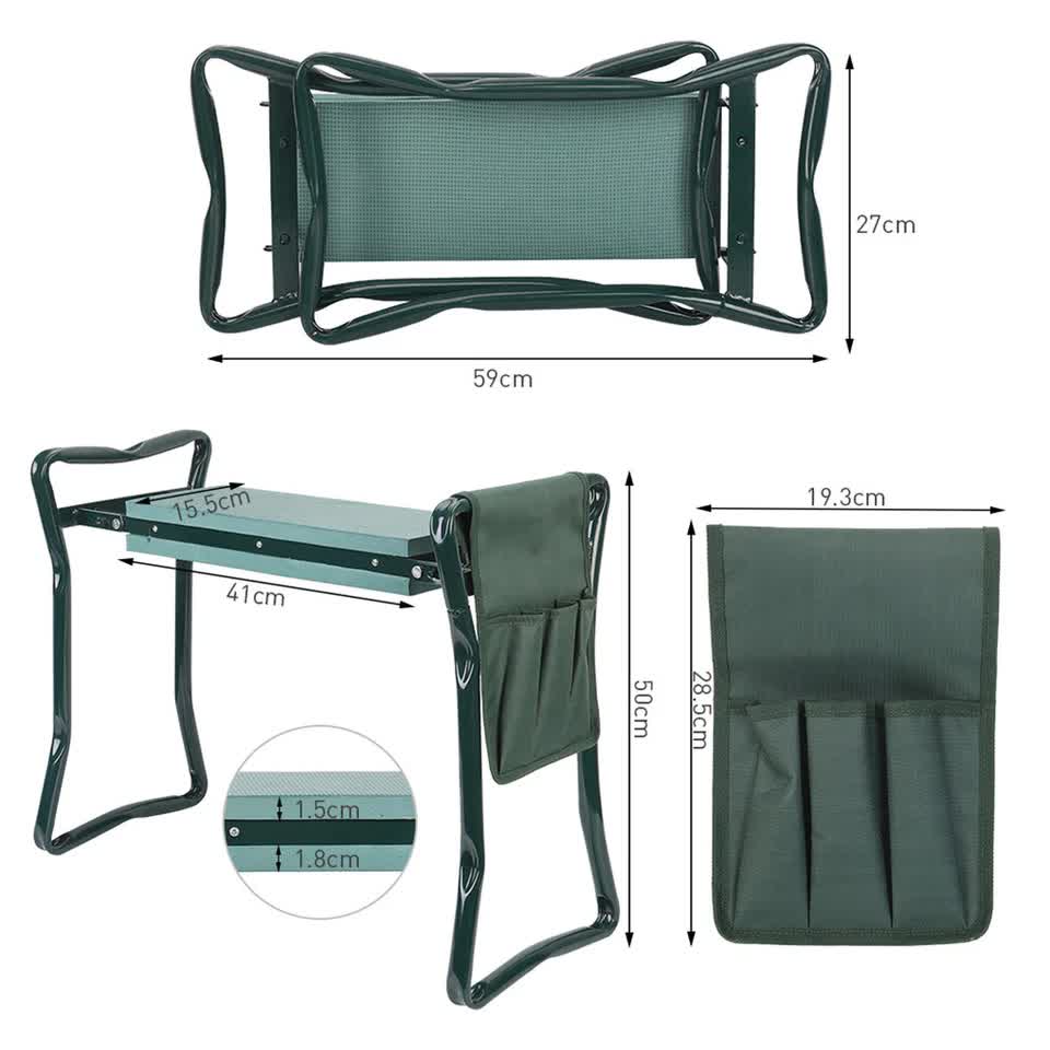 Garden Kneeler PRO Thick EVA Folding Kneeling Pad Seat Padded Stool Gardening Be view 9