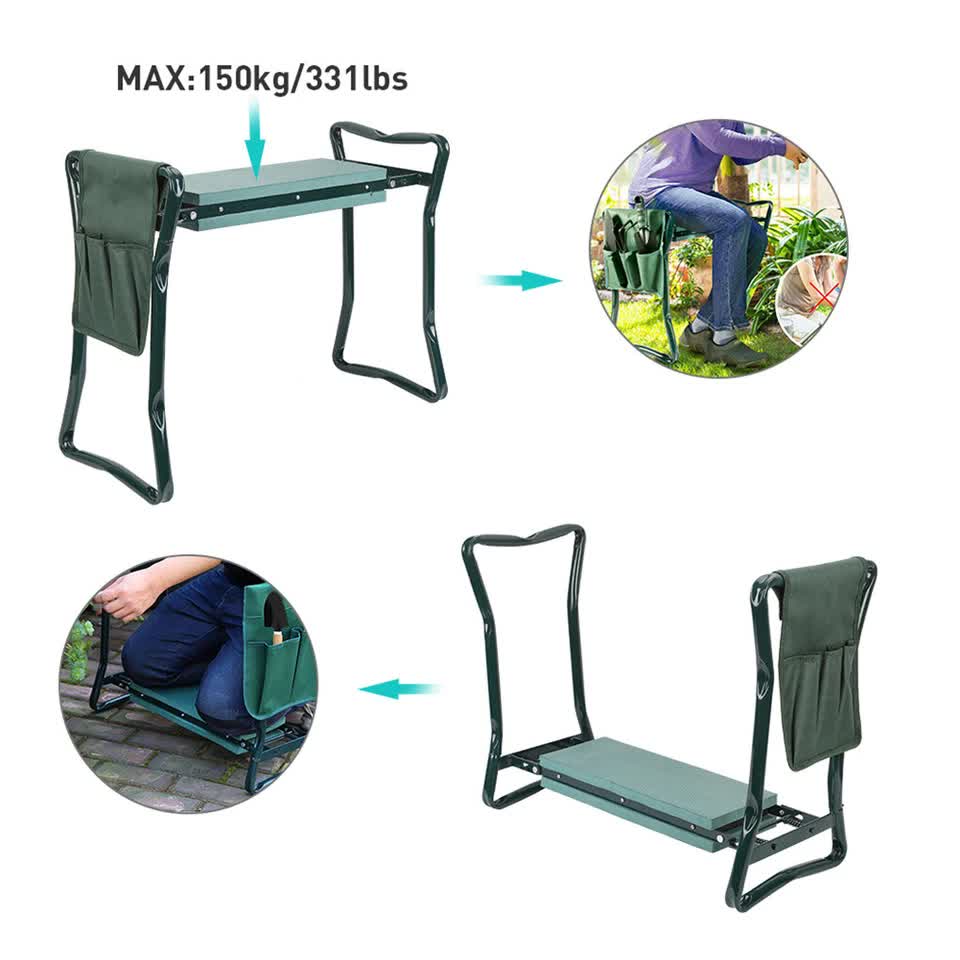 Garden Kneeler PRO Thick EVA Folding Kneeling Pad Seat Padded Stool Gardening Be view 12
