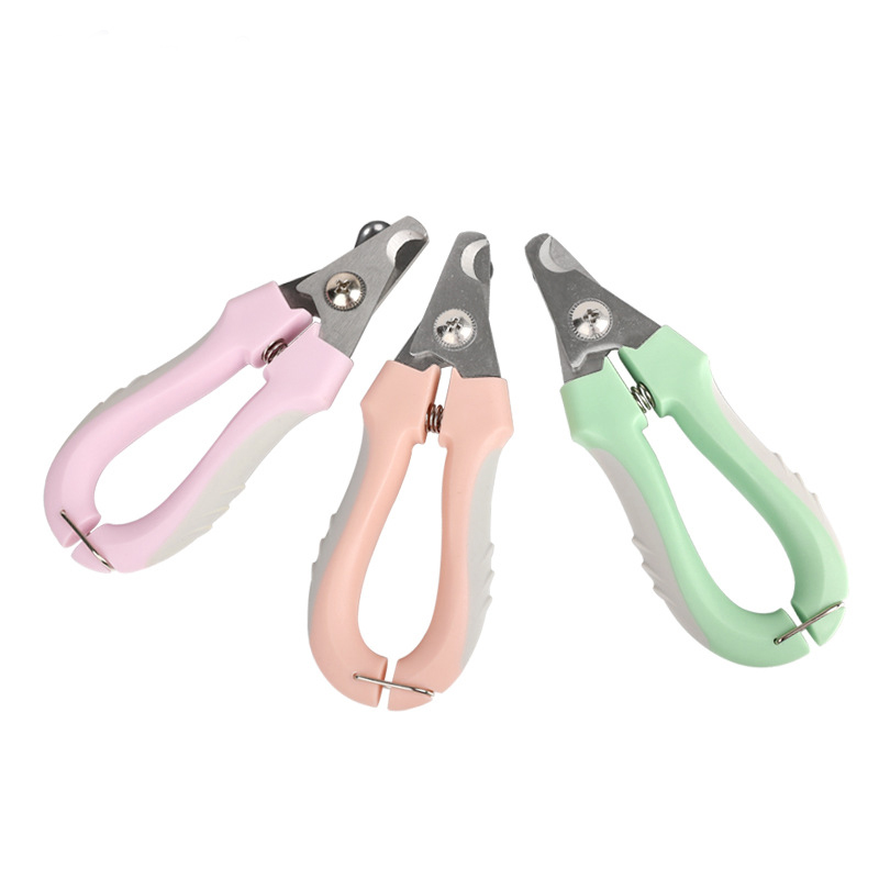 3 PCS Purple Professional Pet Nail Clippers for Dogs and Cats - Sharp view 2