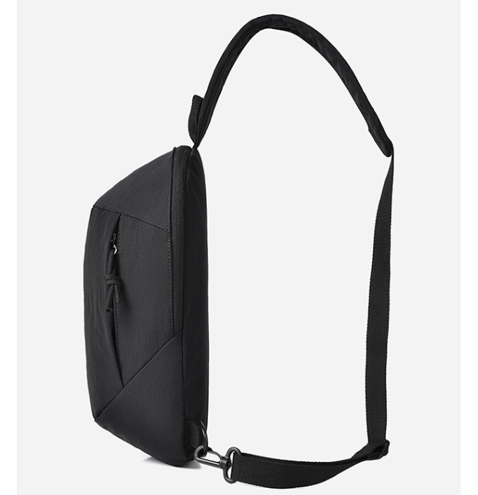Green Minimalist Anti-Theft Sling Bag for Men & Women - Water-Resistant view 3