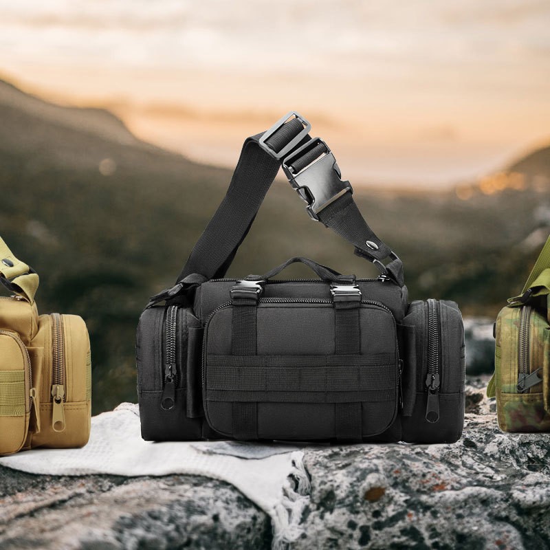 CP camouflage Tactical Outdoor Waist Bag - Durable Multi-functional Crossbody view 2