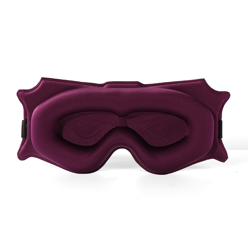 3pc 6D Contoured Zero-Pressure Sleep Mask - 360 Light Blocking Eye Mask with — image 1