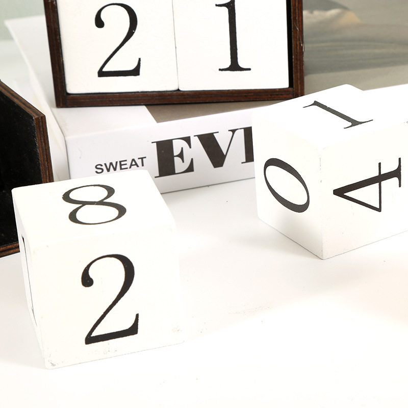 White Ghost Shape Festive Halloween Countdown Blocks - Reusable Wooden view 7