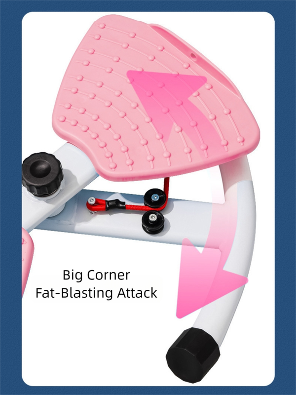 Pink Split Leg & Waist Twister Board - Core Abdominal Trainer with Resistance view 3