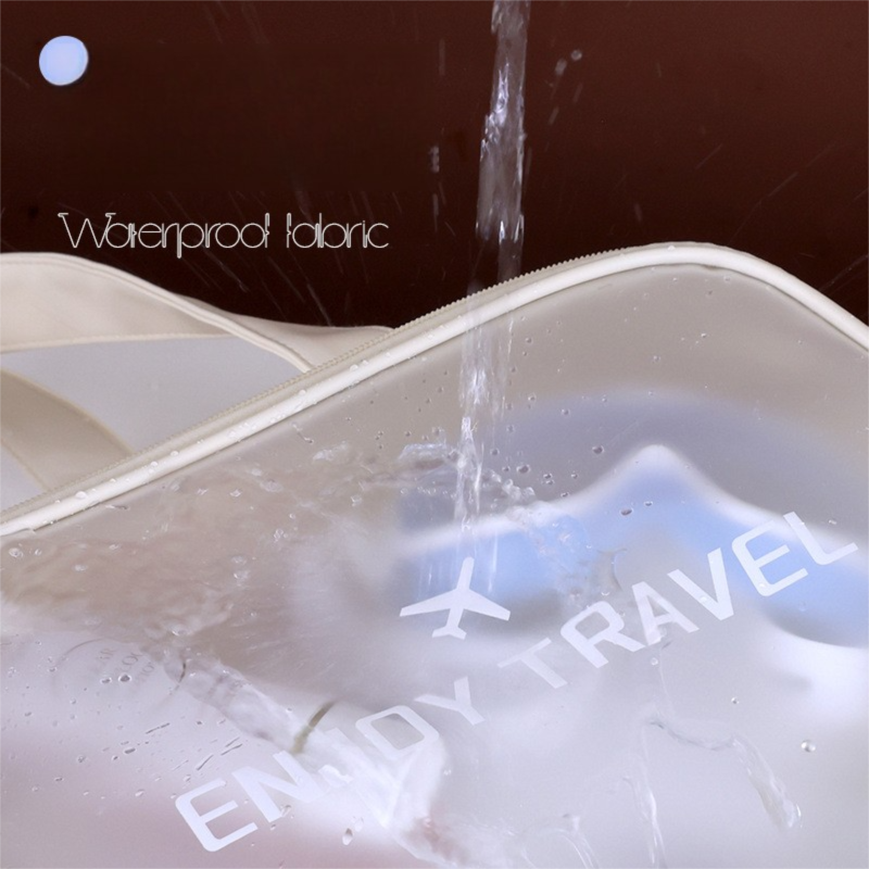 Pink Waterproof Wet Dry Separation Travel Bag - Gym view 3
