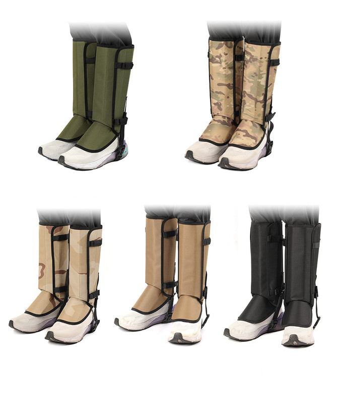 Camouflage khaki Outdoor Waterproof Leg Gaiters - Anti-Snake Bite & Scratch view 2
