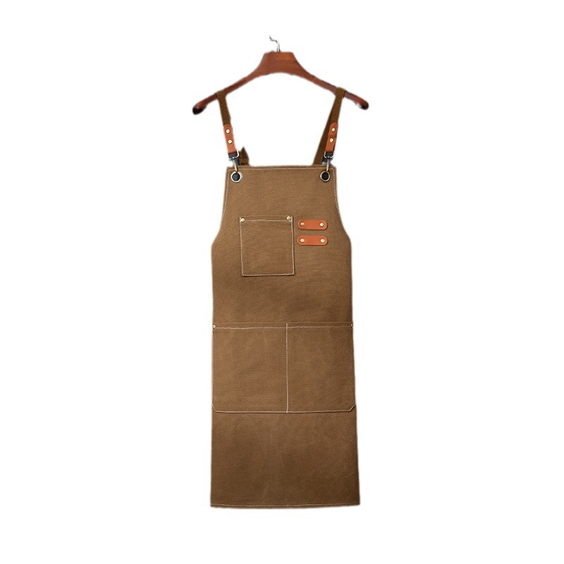 Blue 16-ounce Heavy-Duty Canvas Apron – Durable view 5