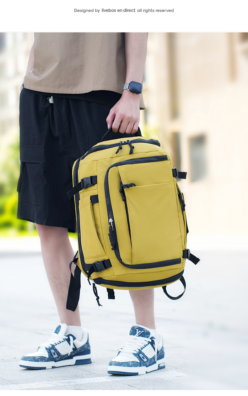 Black Stylish & Spacious Backpack – Lightweight view 8