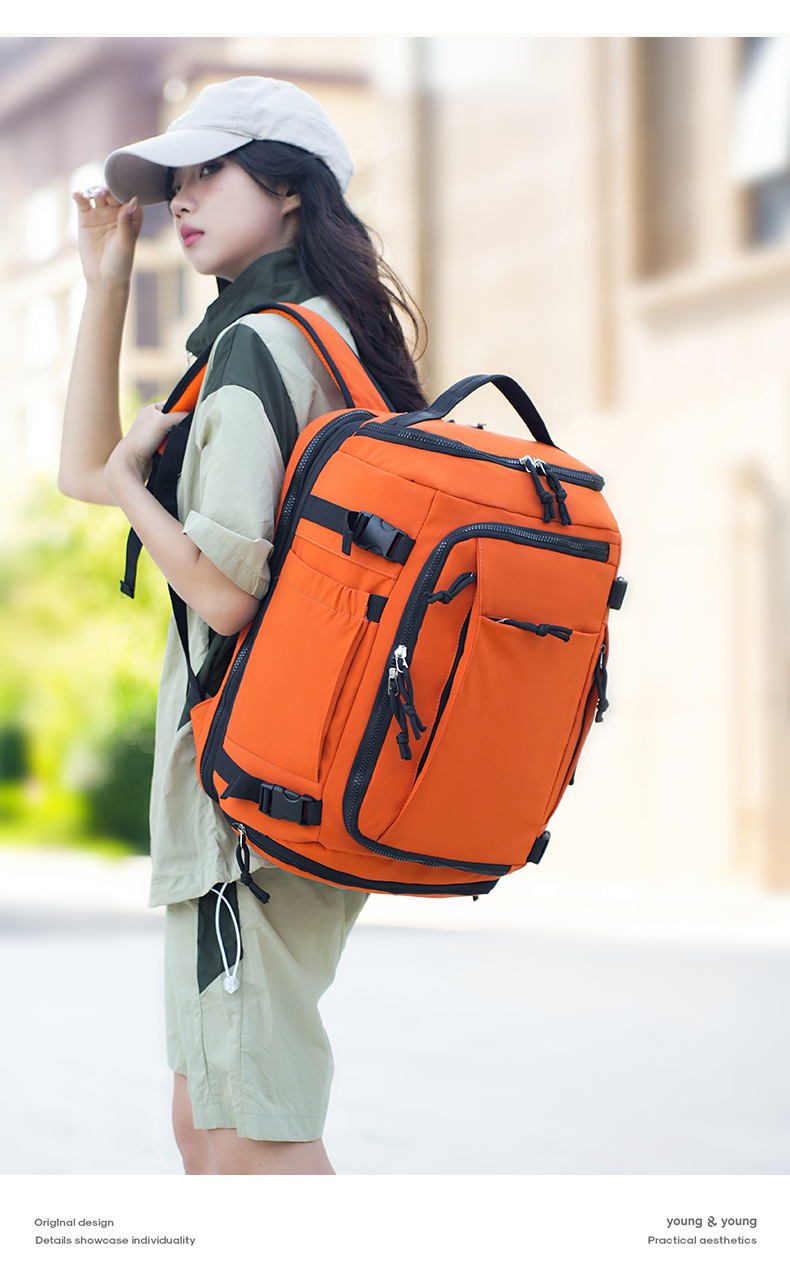 Yellow Stylish & Spacious Backpack – Lightweight view 9