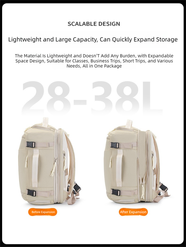 Orange Stylish & Spacious Backpack – Lightweight view 4