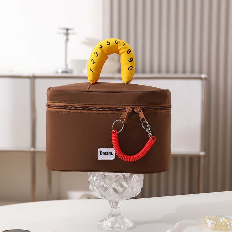 Coffee Portable Makeup Bag – Large Capacity