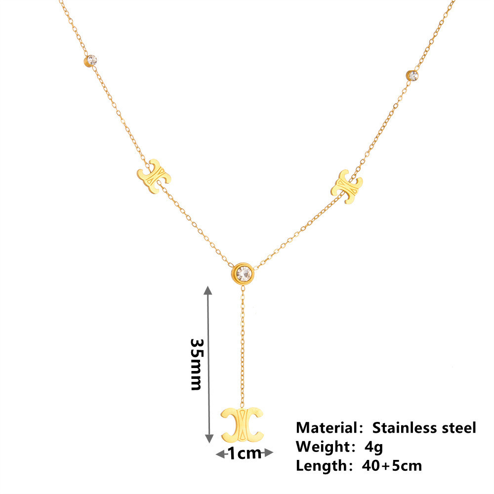 Stylish Stainless Steel Jewelry Set – Elegance Meets Durability with Parisian view 5
