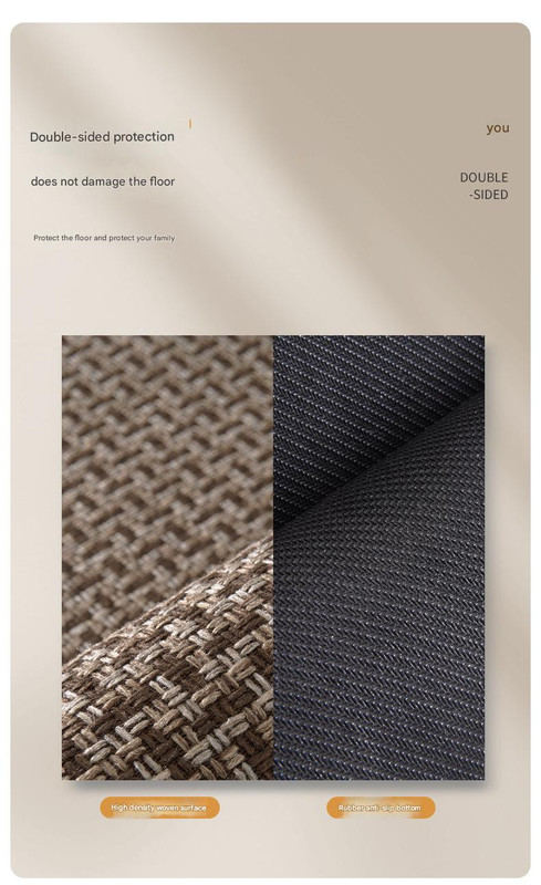 Absorbent & Dirt-Resistant Woven Kitchen Mat - Non-Slip Runner Rug for view 2