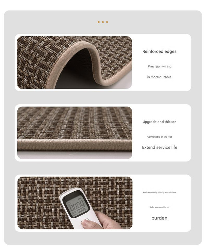 Absorbent & Dirt-Resistant Woven Kitchen Mat - Non-Slip Runner Rug for view 5