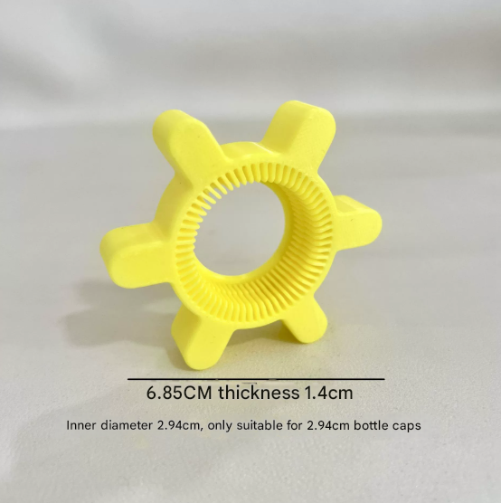 20-Pack Yellow Easy Twist Bottle Cap Opener - Ergonomic Grip for Soda & Drinks view 2