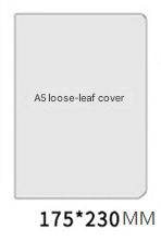 2PCS Dark Brown Vintage A5 PU Leather Journal with Leaf Charm - Ring Bound view 4
