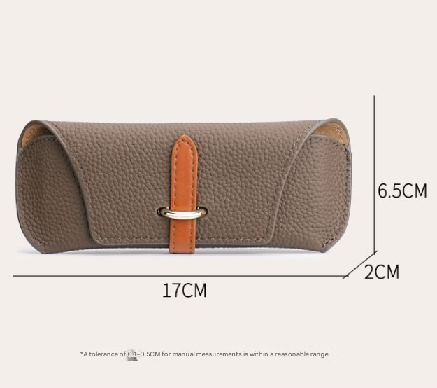 3 Pack Grey Chic Portable Glasses Case Set - Anti-Pressure Sunglass & Myopia view 4