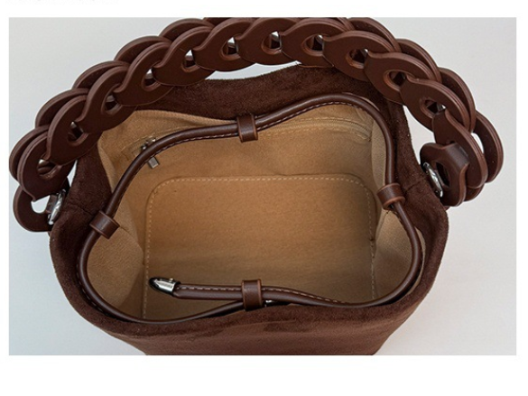 Coffee Retro Maillard Brown Mini Bag - 2025 New Casual Versatile Women's view 3