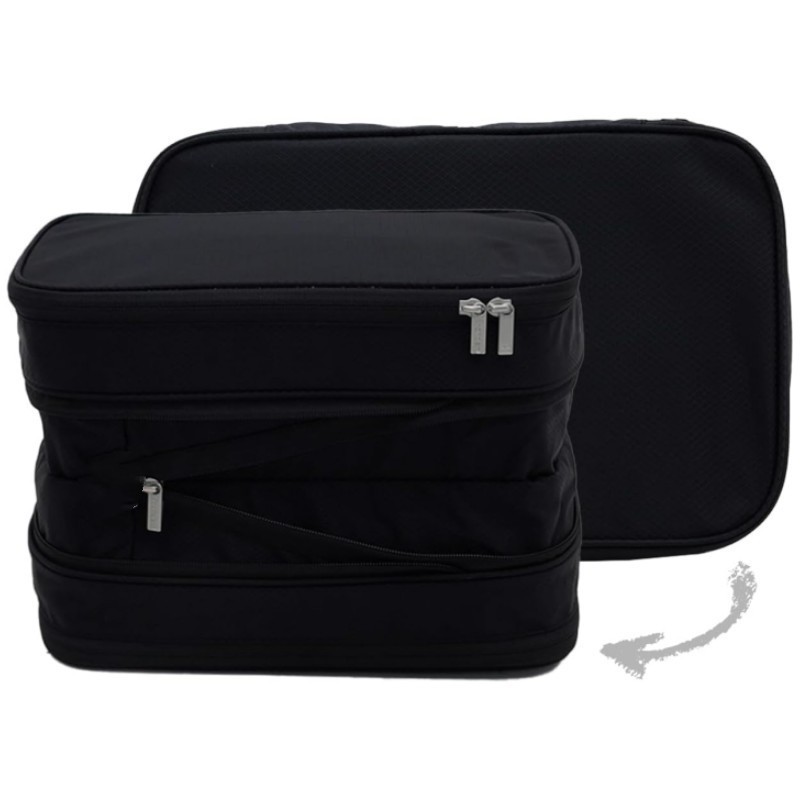 M Black Durable & Expandable Travel Packing Cube - Tear-Resistant &