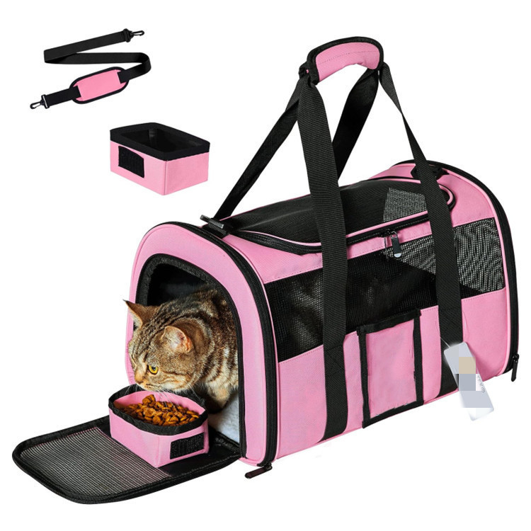 Pink Large Cat & Small Dog Carrier - Soft-Sided