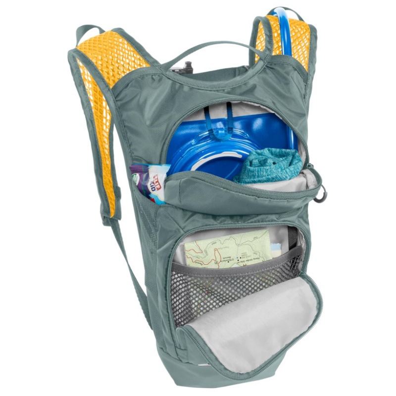 Green Compact Hydration Backpack Lightweight Cycling Daypack for MTB and view 3