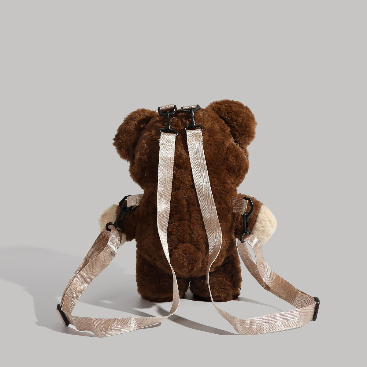 Brown Bear Cute Plush Teddy Bear Backpack Stuffed Animal Rucksack Convertible view 2