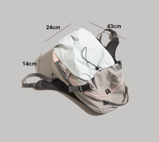 Green Minimalist Laptop Backpack Large Capacity 43cm for Men and Women view 2